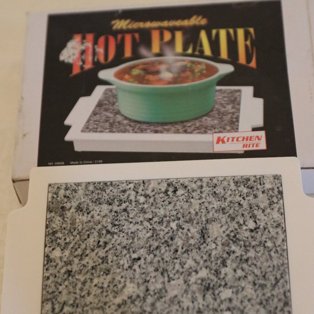 New in original packaging Kitchen Rite Microwaveable Hot Plate